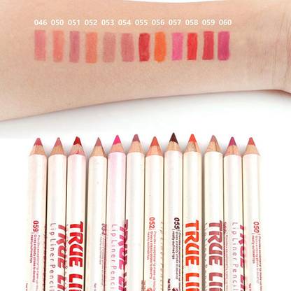 USBK Matte Lip Liner Set of 12 One Swipe Smooth Application
