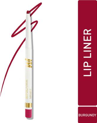 MyGlamm Define It Lip Liner - Burgundy (Brown) | Creamy, Matte, Long Lasting Lip Liner