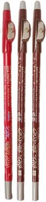 Facejewel Matte Waterproof Pencil Lip Liner Pack Of 3