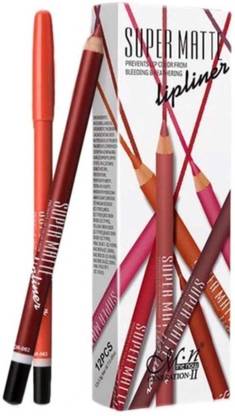 GLOW IT SUPER MATTE LIP LINER( Set of 12 Creamy Lip Liner Pencils (Mix)