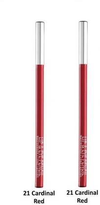 FLENGO Lip Liner Pencil Long Lasting Pigmented Definer Waterproof Formula- Cardinal Red