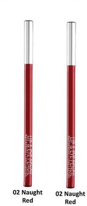 FLENGO Lip Liner Pencil Long Lasting Pigmented Definer Waterproof Formula-Naught Red