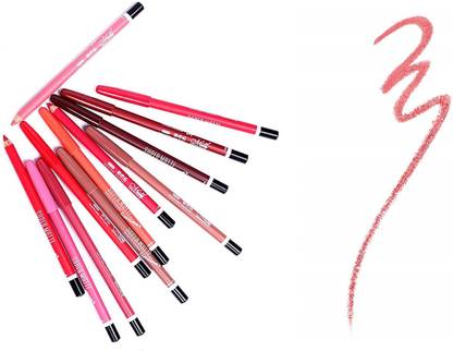 Sarbeau Beauty of lipliner 12 multi color latest model 7 g with box Pack