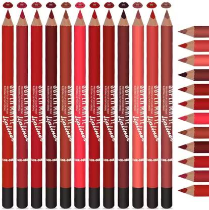 WECHARMERZ Waterproof Super Matte Pencil - Set of 12 Lipliner