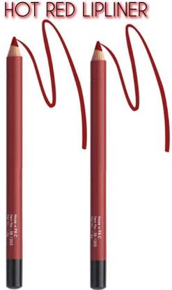 SKYBOAT SUPER HOT RED LIP LINER PENCIL 2PC