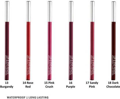 New.You Water Proof and Long Lasting Eye Liner Pack Of 6 10.5 g