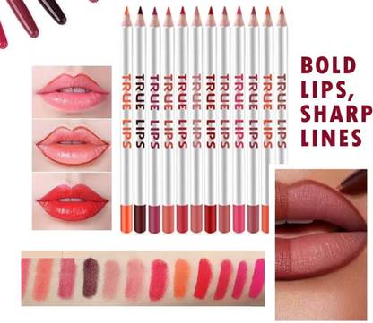 USBK Multicolor True Lips Lip Liner Pencil, Matte Finish