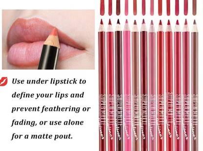 JANOST Best Matte Lip Liner Pencil Set - 12