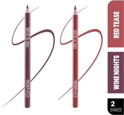 MARS Matte Lip Liner | Smooth Application, Long Lasting & Travel friendly Lip Pencil