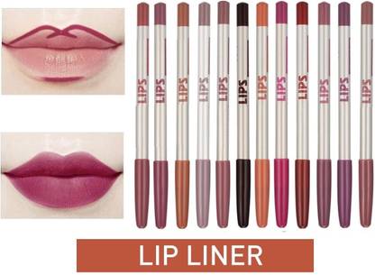 JANOST Professional Super Lip Liner, Waterproof Sweat-Proof