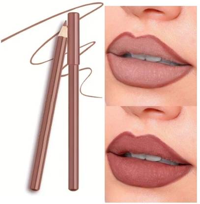 Luster Shine Smudgeproof, Long Lasting, Matte Finish, Pointed Tip Lip Pencil 4 ml