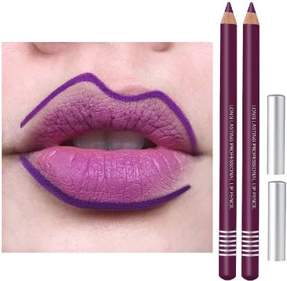 SEUNG SMUDGE PROOF MATTE FINISH PURPLE LIP LINER SET OF 2