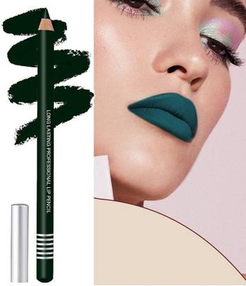 BLUEMERMAID SMUDGE PROOF HIGH QUALITY GREEN LIP & EYE LINER PENCIL MATTE FINISH