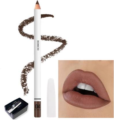 REIMICHI One Swipe Smooth Application Matte Lipliner With Sharpner For Women
