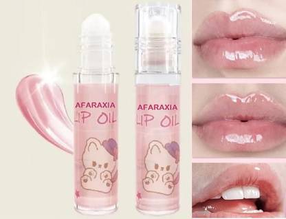 AFARAXIA Nourishing Clear Pink Shiny Glow Reviver Lip Care Oil