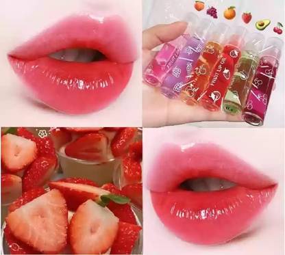 HUZURLU No-Sticky Lip Gloss Lip Balm Lip Care,Fruit Flavoured Lip Oil
