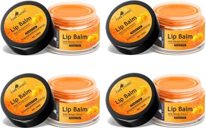 PARK DANIEL Mango Extract Lip Balm For Dry, Cracked & Chapped Lips - Pack of 4 Unit of 15gm