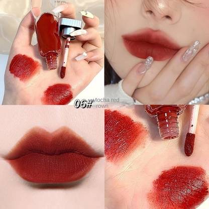 luzimaisa Matte Lipstick Velvet Transparent Lip Glaza Pigment