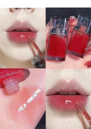 WOONGMI Korean Snowy Velvet Mirror Lip Gloss Combo