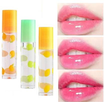 HUZURLU LIP GLOSS MOISTURIZING LIP GLOSS FOR GIRLS & WOMEN PACK OF 3