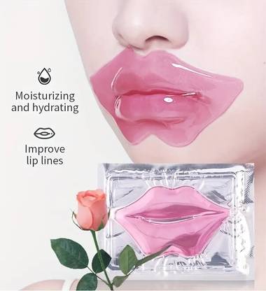 luzimaisa LIP GEL HYDROGEL MASK FOR GLOWING LIPS PACK OF 3 LIP PATCH PINK
