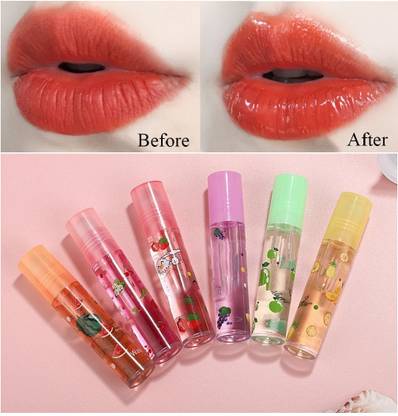 Arcanuy SET OF 6 COLOR CHANGING MAGIC COLOR LIP OIL LIP BALM GLOSS