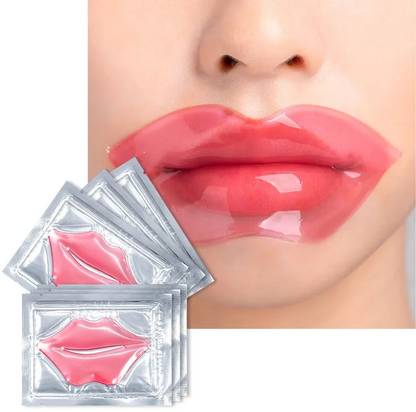 THTC 6 Pairs Lip Mask Sheet,Pink Moisturizing Plumping Patches