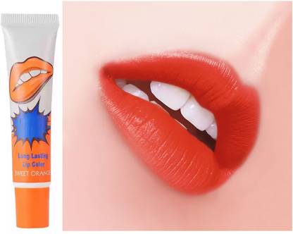 HUZURLU Sweet Orange Lip Tint Waterproof Lip Peel off Mask-04