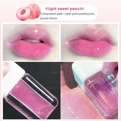 tanvi27 Hydrating Lip Glow Oil Fruit Flavoured Moisturizing Lip Oil Plumping