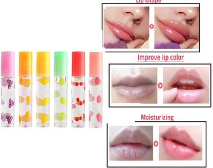 Arcanuy Nourishing Fruit Flavored Lip Gloss Transparent Moisturizing Lip Oil
