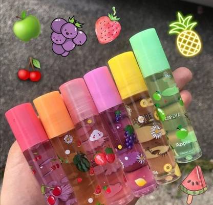 Arcanuy NATURAL PLUMP ROLL-ON 6 COLOR CHANGING MAGIC COLOR LIP OIL LIP BALM