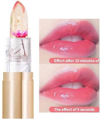 Luster Shine Flower Gel Transparent Color Changing Lipstick