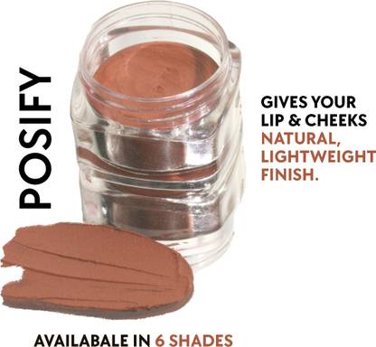 Zobha Posify 2-in-1 Lip & Cheek Tint | Long-Lasting, Hydrating, Matte Finish Lip Stain
