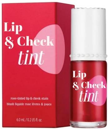 House Of Huda Cheek Tint Lip Tint and Stains,Tined Finish Red Lipgloss Pack-of-1 Lip Stain