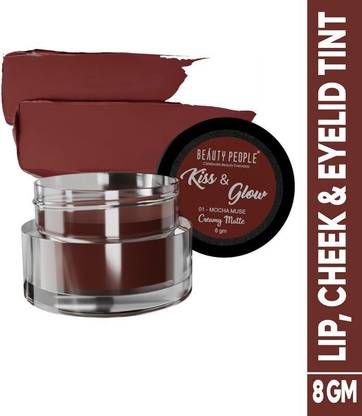 BEAUTY PEOPLE Kiss & Glow Lip, Cheek & Eyelid Lip Tint|Long Lasting & Matte Finish Lip Stain Lip Stain