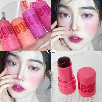 DAIMANPU GEGE BEAR Milk Cooling Water Jelly Tint Lip Gloss & Cheek Tint Stain Blush Stick Lip Stain