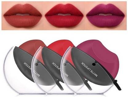 Latixmat Apple shape matte finish Lip shaped ldesigned lipsticks lips Lip Stain