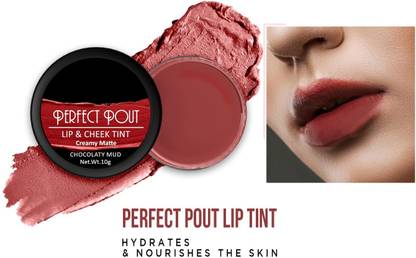 Emijun Lipstick Face Cheek Rouge Blush Multi-use Makeup CHOCOLATEY MUD Lip Stain