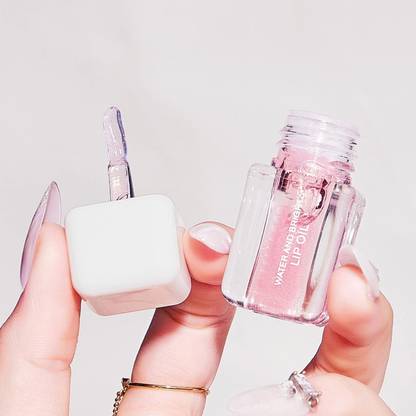 manasona Hydrating Lip Glow Oil, Moisturizing Lip Glow Oil, Nourishing Glossy Lip Stain