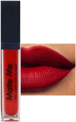 Arcanuy Waterproof Matte Me Lip gloss Poppy Red lipstick Lip Stain
