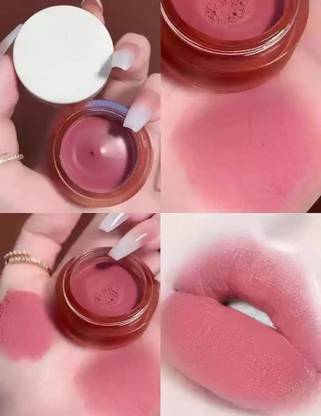 MYEONG Lip and Cheek Mud Tint Edgy Red Creamy Matte Mousse