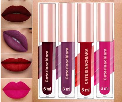CATERINACHIARA Long Lasting Waterproof Liquid Lipstick** Lip Stain