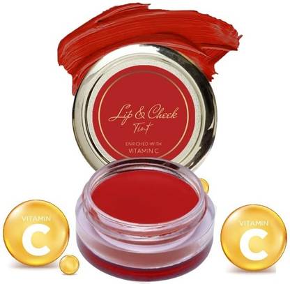 MYEONG Lip And Cheek Tint Tinted Lip Balm For Girls Red