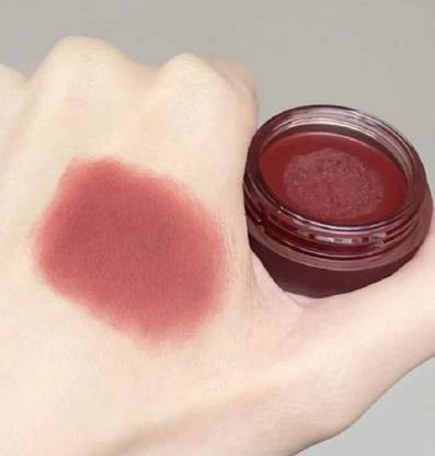 MYEONG Lip And Cheek Mud Tint Node Kiss Creamy Maroon Matte Mousse Tint Lip Stain