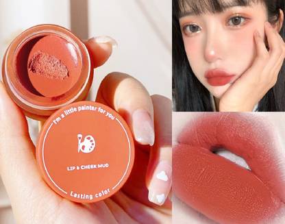 Latixmat Long Lasting, Transfer Proof, Waterproof & Hydrating Lip & Cheek Tint Mud Lip Stain