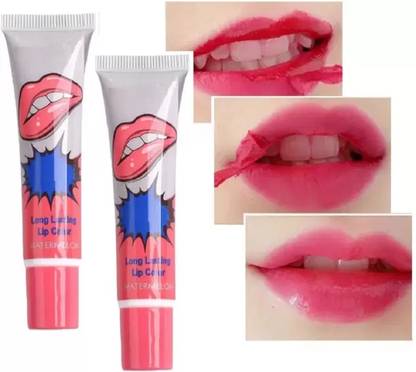 Gabbu Peach Long Lasting Waterproof Peel Off Lip Tint Mask Lip Stain
