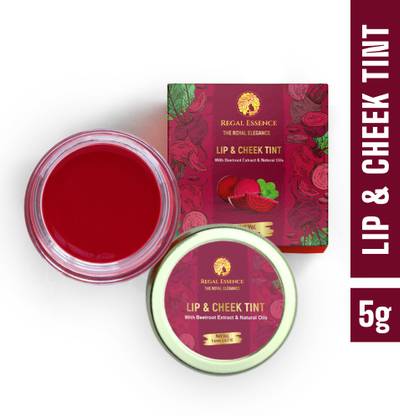 Regal Essence Lip & Cheek Tint | Blush with Beetroot Extract | Long Lasting, & Matte Finish Lip Stain