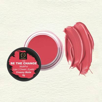 vonzo Lip and cheek tint enriched with essential oils for lips,cheeks and eyelid Lip Stain