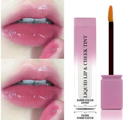 CATERINACHIARA Korean Lip Gloss Moisturizing Natural Lip Tint, Multi-Use Lip And Cheek Tint 2 Lip Stain
