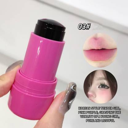 DAIMANPU GEGE BEAR Milk Cooling Water Jelly Tint Lip Gloss & Cheek Tint Stain Blush Stick Lip Stain